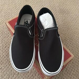Black Slip On Vans
